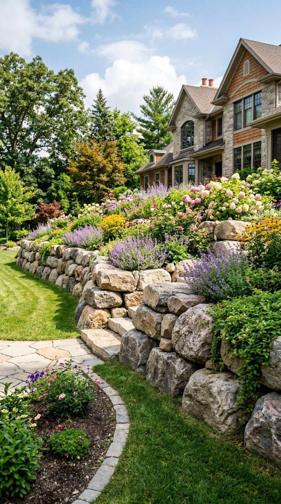 Boulder Retaining Walls