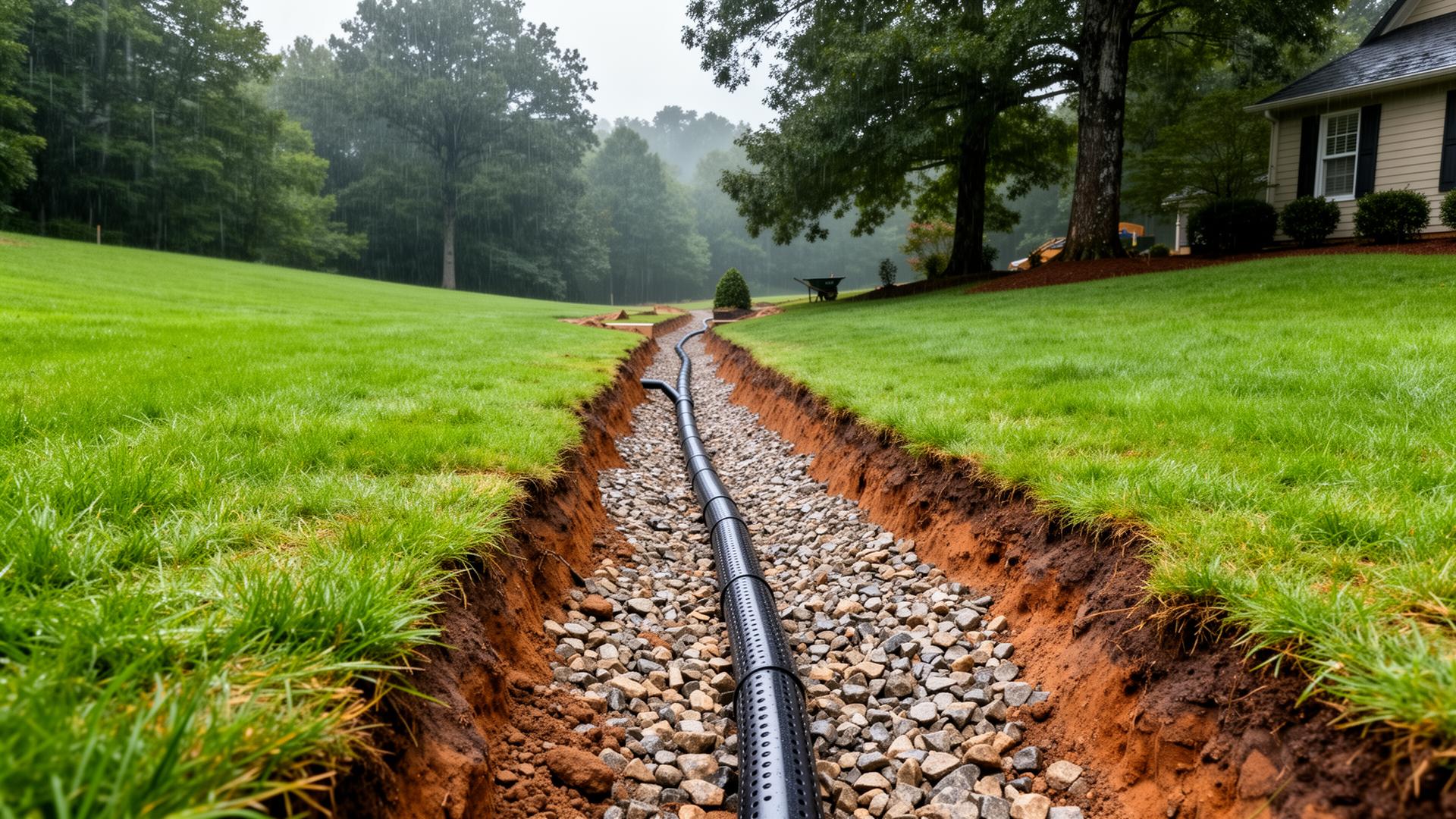 Why Upstate SC Homeowners Need a Proper Drainage System Before Any Landscaping Project