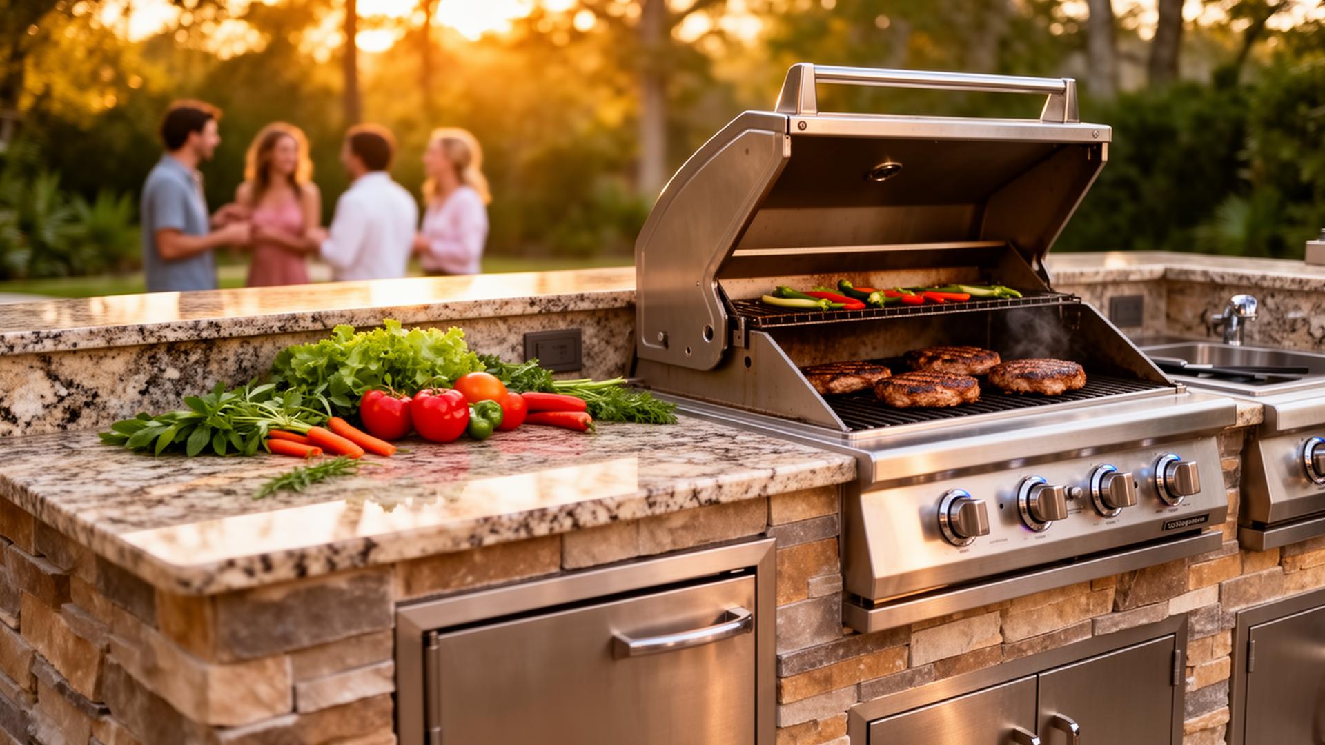 Transform Your Backyard: Exploring the Benefits of Adding an Outdoor Kitchen in Upstate SC — detail