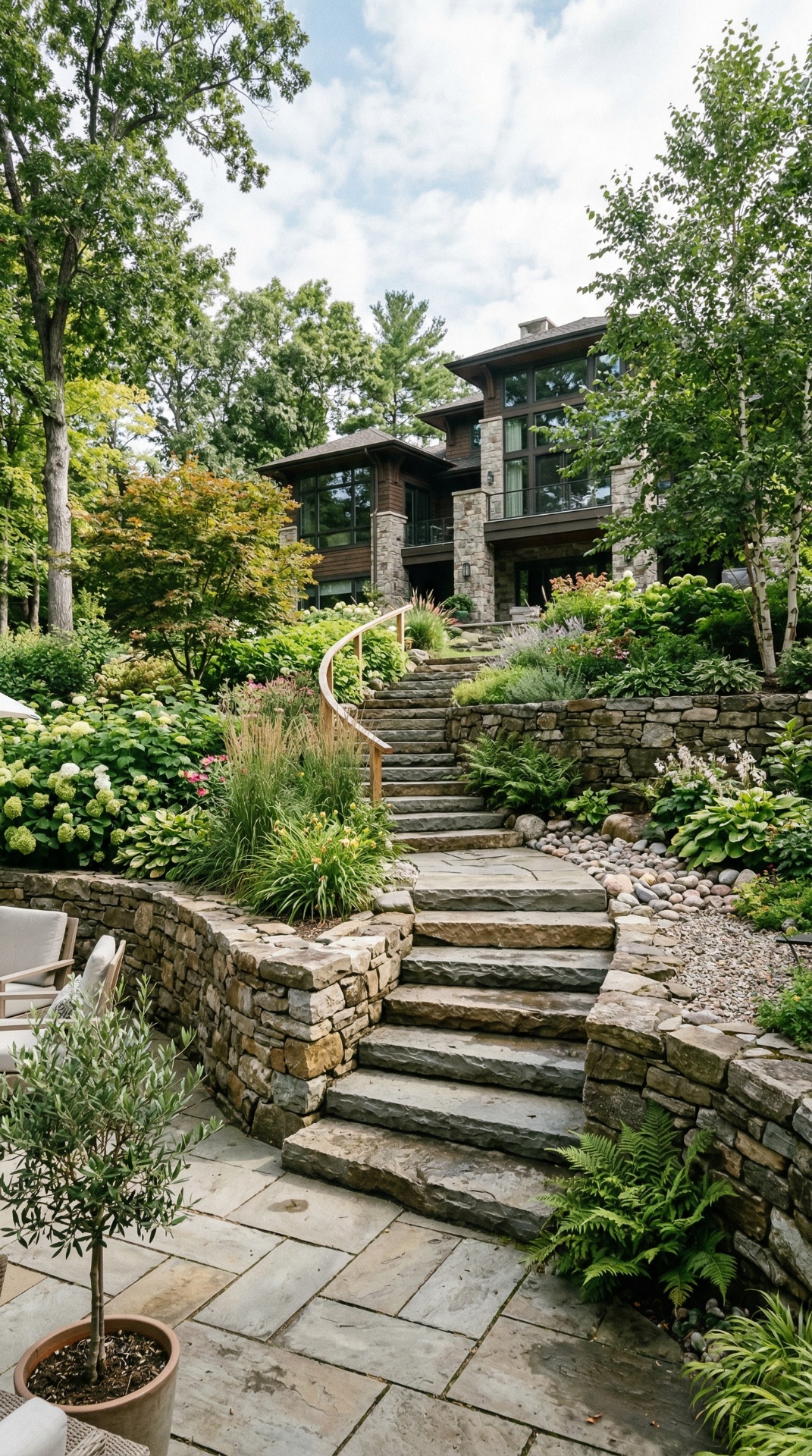 Natural Stone Staircases